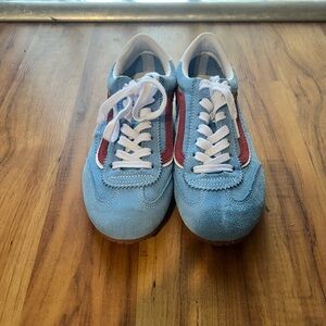 Blue and Red Kids Sneakers